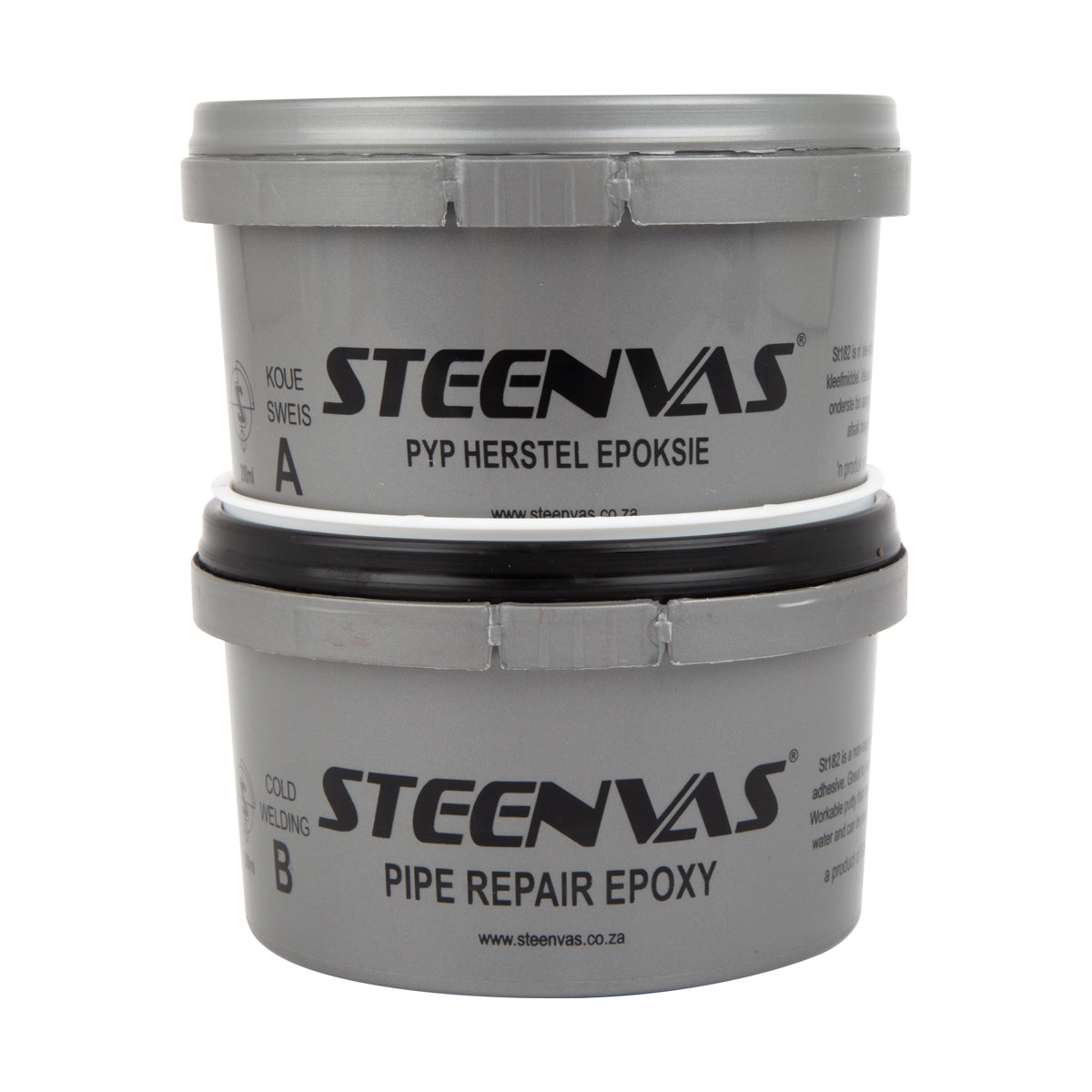 Steenvas St182 Pipe Repair Epoxy 2 X200 Ml Kit