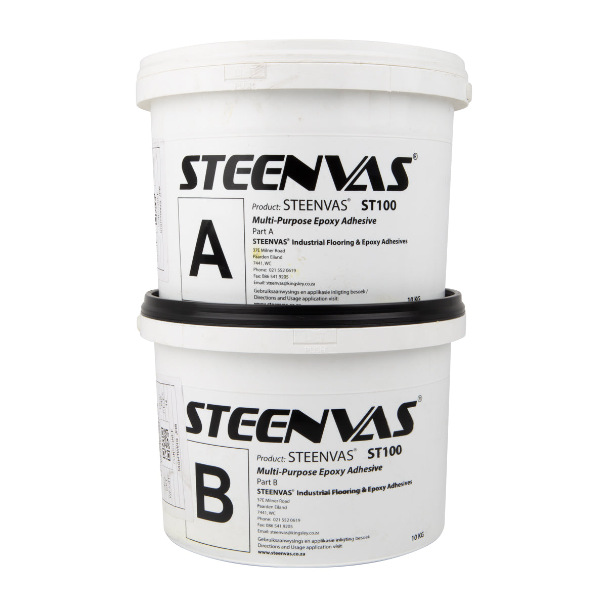 Steenvas St100 Multi Purpose Adhesive 2 X5 L Kit