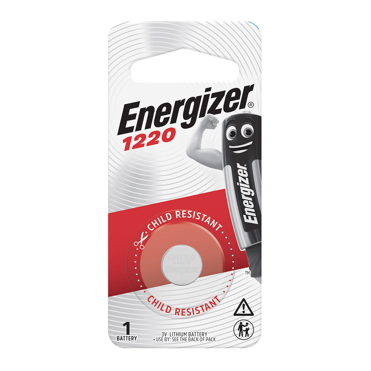 Energizer Battery Lithium Coin 3 V 1220 1 Pack