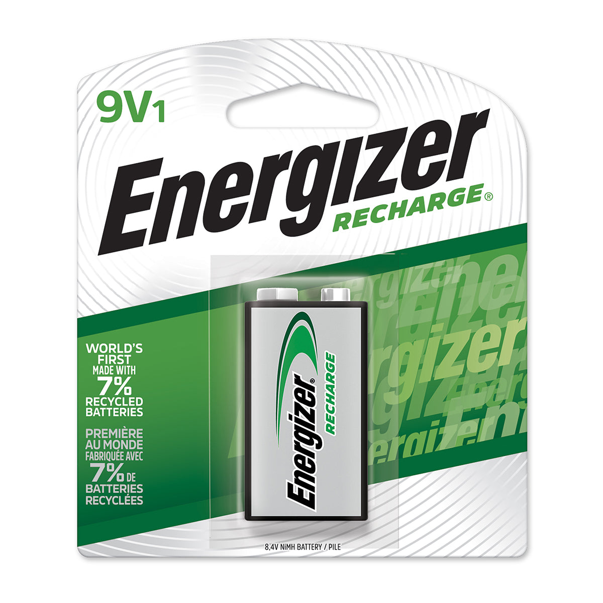 Energizer Battery Rechargeable 9 V 1 Pack