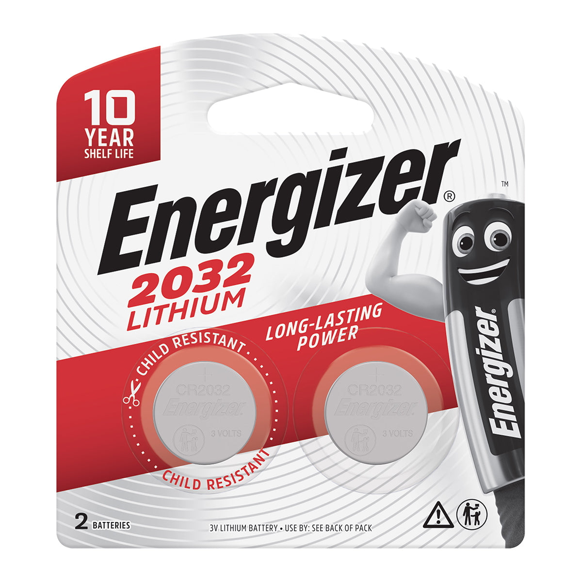Energizer Battery Lithium Coin 3 V Cr2032 2 Pack