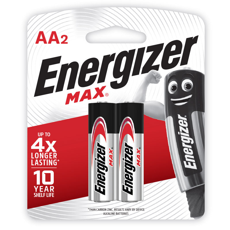 Energizer Battery Max Aa 2 Pack