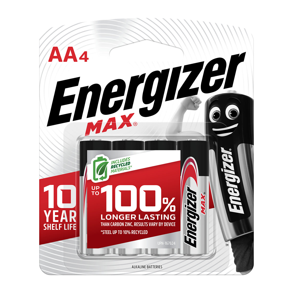 Energizer Battery Max Aa 4 Pack