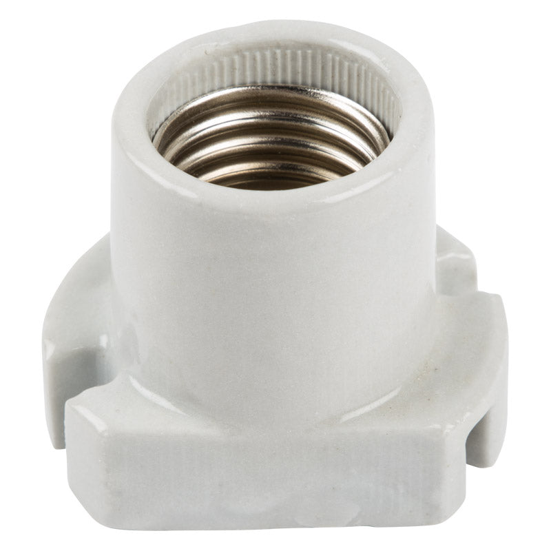 Lamp Holder Porcelain Skirted Es