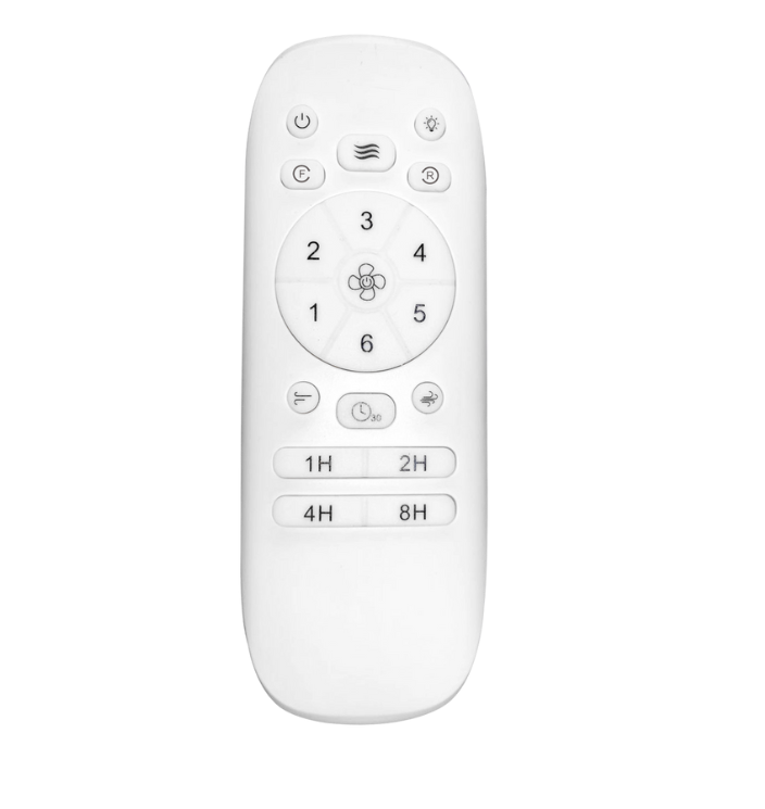 Motor Hugger White Blades Wood 3 1320mm White + Remote