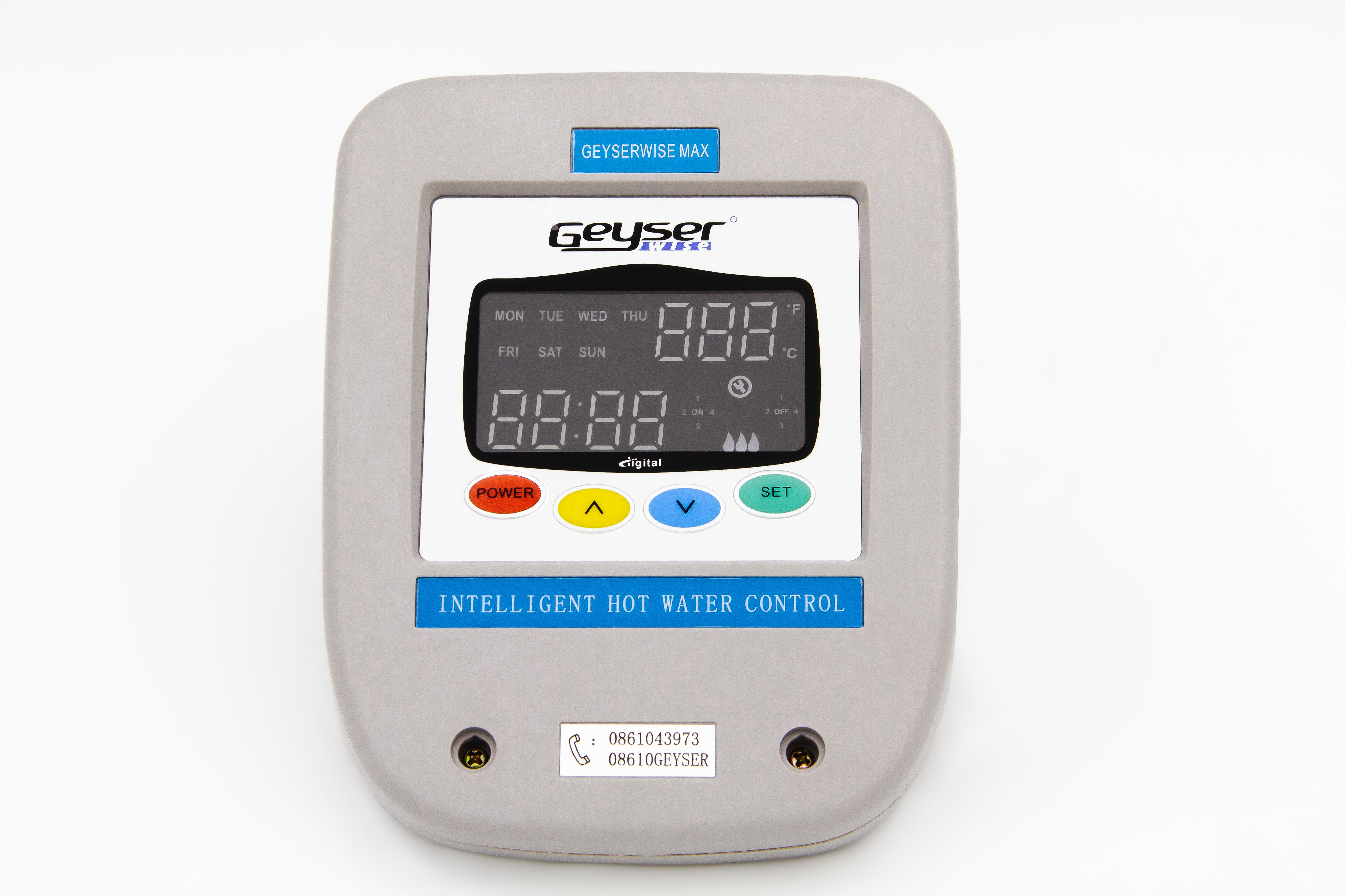 I-Geyserwise Max - Isilawuli kanye Nesibali-sikhathi se-12V/220V Sihlukanisa Amagiya eSolar aPumped