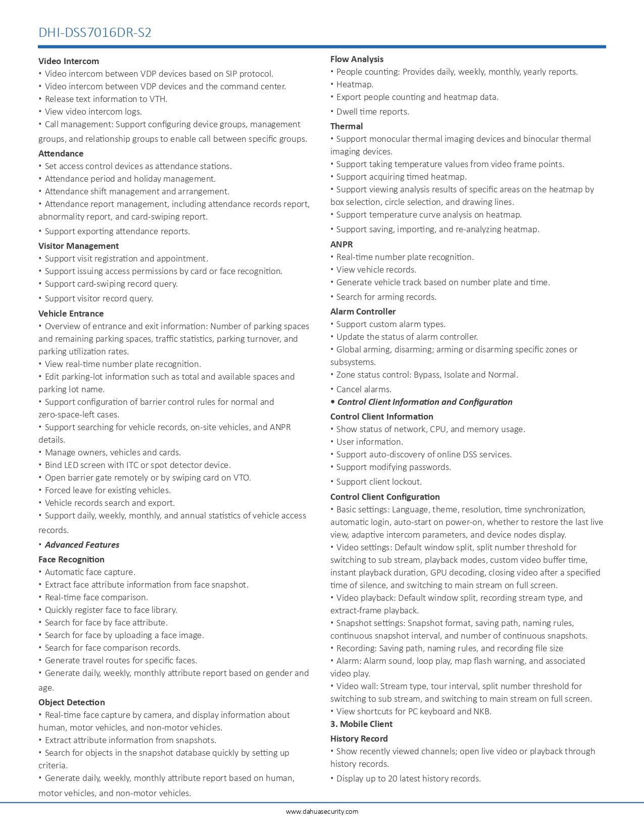 General Surveillance 1000CH Management Platform