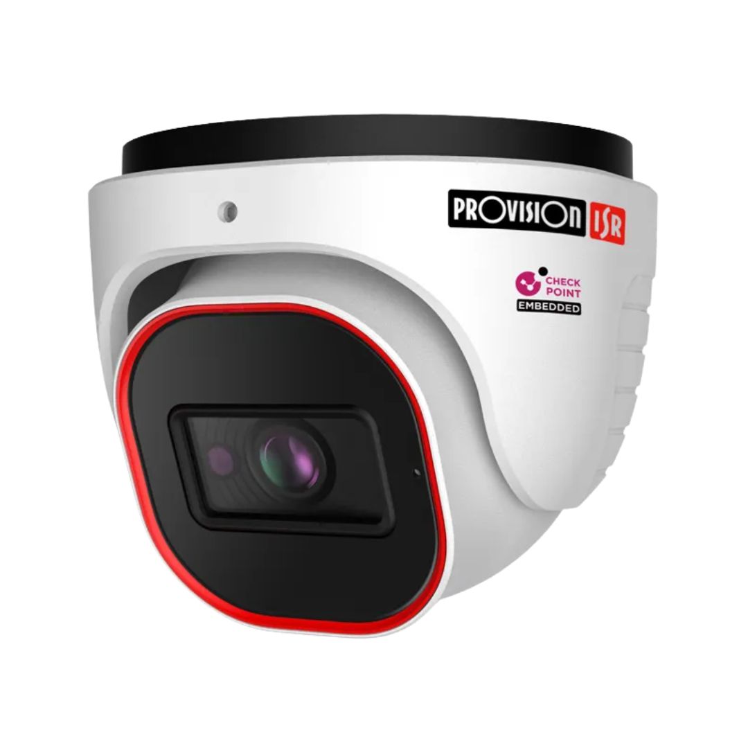 Provision Dome Eye Sight 2.8MM 4MP 20M IR 1 LED Built in Mic Check Point