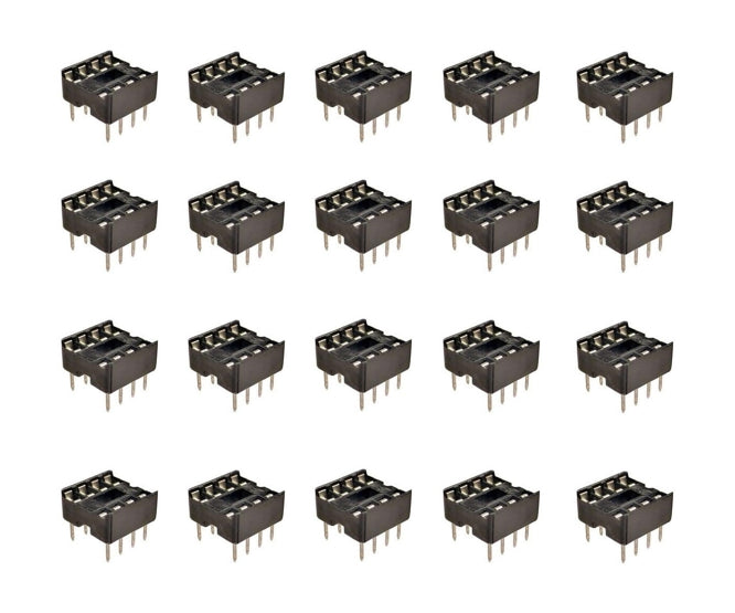 Ic Socket Dil 0.3 8 W Std D Leaf 60 P/Tube Iss08 T1 03