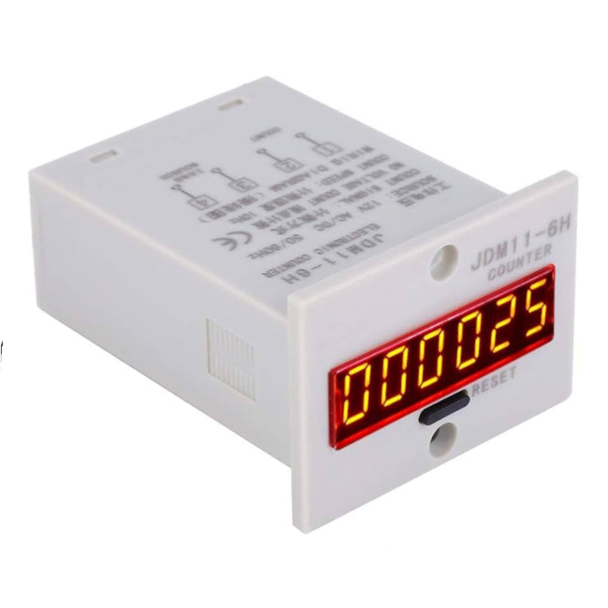 Digital 6 Digit Pulse Counter 12 To 24 Vdc Dry Contact Input Jdm11 6 H C 12 24 Vdc