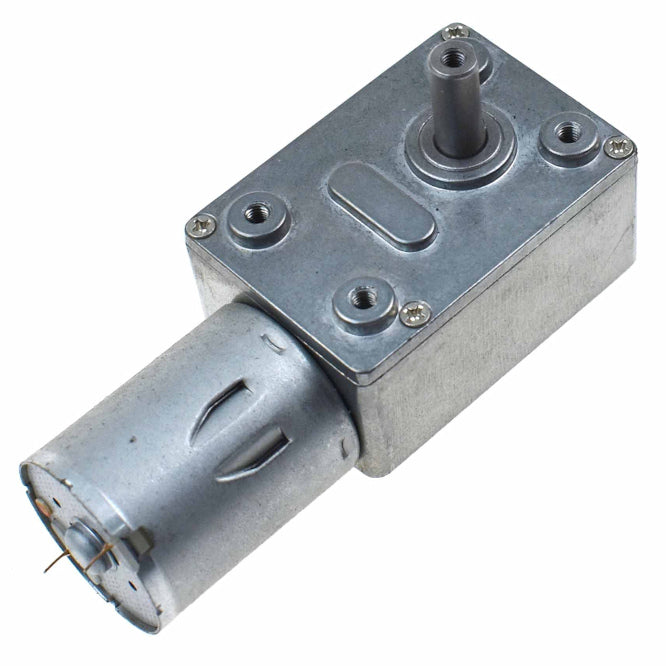 Worm Geared Motor 12 Vdc Nls:23 Rpm 0.06 A 2.4 W Ccw Jgy 370 1260 260