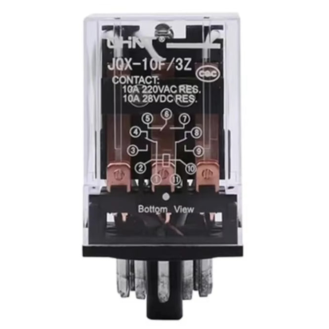 Relay Dpdt 10 A 220 Vac Round 11 Pin Jqx 10 F23 Z