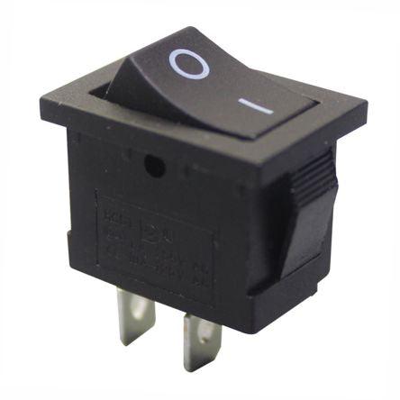 Rocker Switch Mini Spst 6 A Black P/Fit 13x19mm Debulk Kcd1 2 101 - Livestainable.co.za