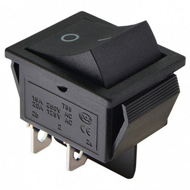 Rocker Switch Dpst Momentary Off (On) Kcd2 2 211