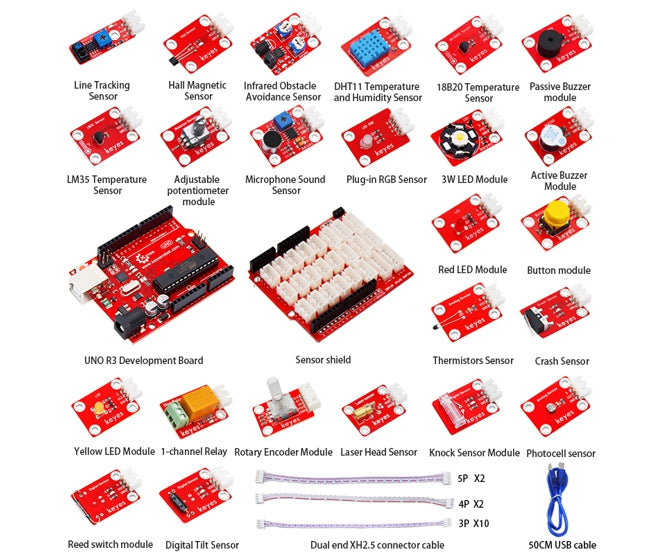 24 In 1 Sensors Assortment Ke3001