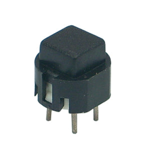 Pcb Tactile Switch Spst 0.1 A Black Square Head 240121
