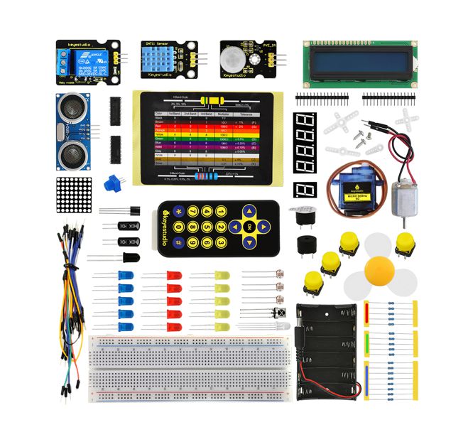 Basic Starter Kit V2 (No Board) Kit For Arduino Ks0402