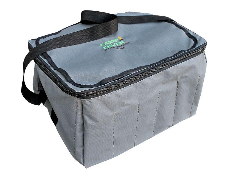 Camp Cover Kitchen Organiser Deluxe Ripstop Charcoal - Livestainable.co.za