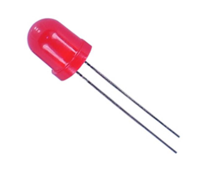 Led 8mm Di Rd Rnd 50mcd 625nm 45 Deg Cz804 Ur