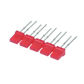 Led Rect Bar 5 Way Red Tba