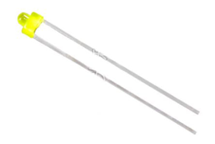 Led 1.8 Mm Yellow High Head 400 600mcd 181422