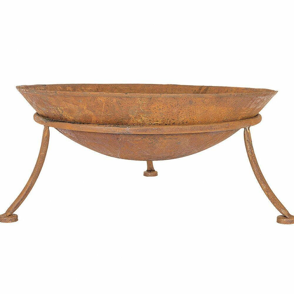 La Hacienda Kutu Oxidised Firepit L 47 Cm X W 47 Cm X H 21 Cm