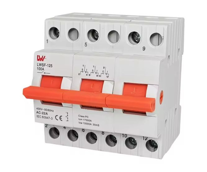 Change Over Switch D/R 3 P On Off On 32 A 400 V Lwsf 1...