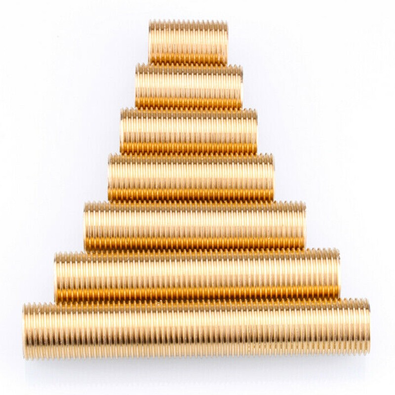 Brass Running Nipple 22 Mm X 100 Mm