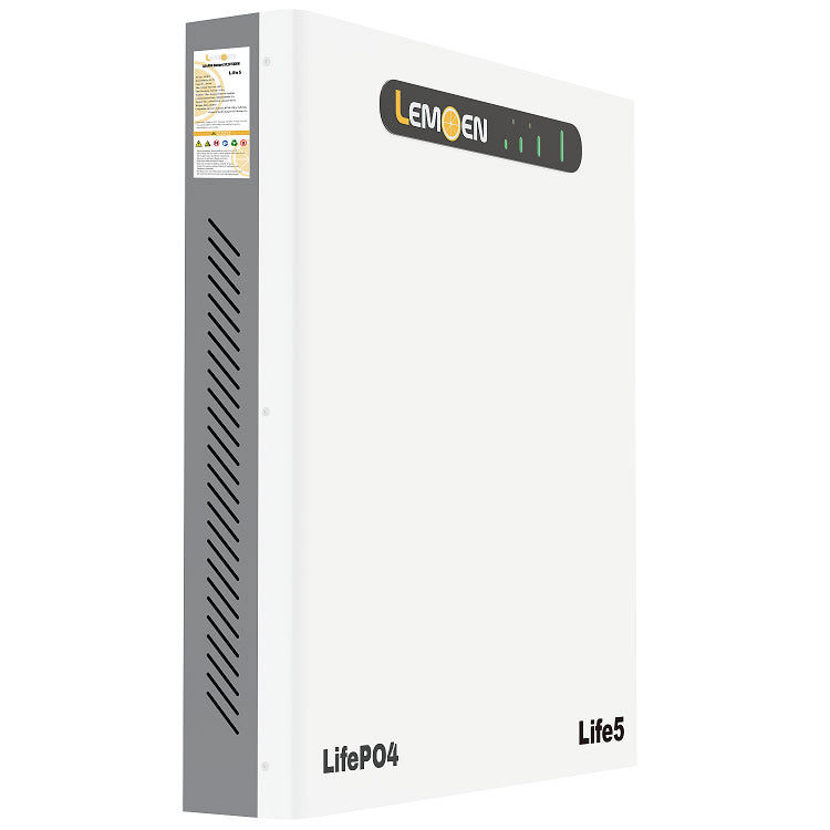 Lemoen 5KWH LiFePO4 Ultra Thin Wall-Mounted Home Energy Storage Battery