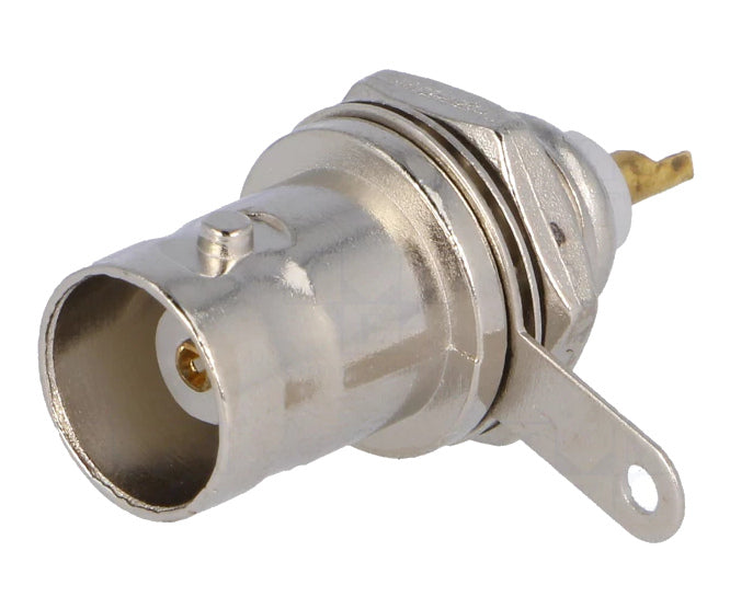 Bnc Socket Bulkhead 8mm Thread Short Solder Terminal Ug1094 G