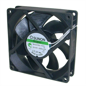 220 V Axial Fan 92sqx25mm Vap 53 Cfm Lead Ma2092 Hvl.Gn