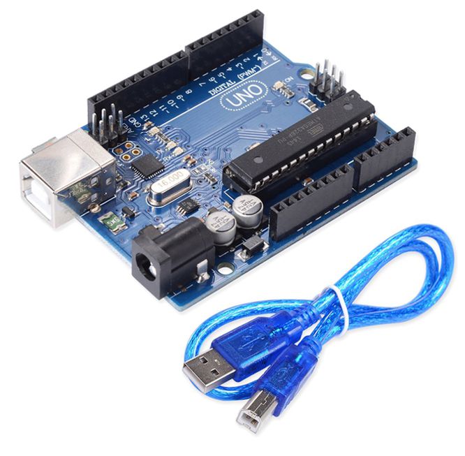 Arduino Uno R3 Develop. With Dip Chip + Usb Lead Mb0037