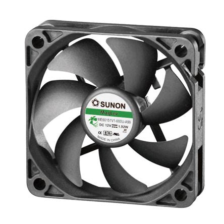 12 Vdc Axial Fan 60sqx15mm Vap 25 Cfm Lead Me60151 V1 0000 A99 *A*