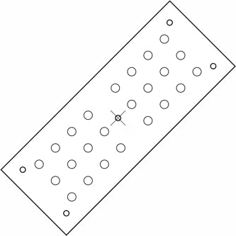 Perspex Plate #1/3 For Tip Display Med02 01 P1