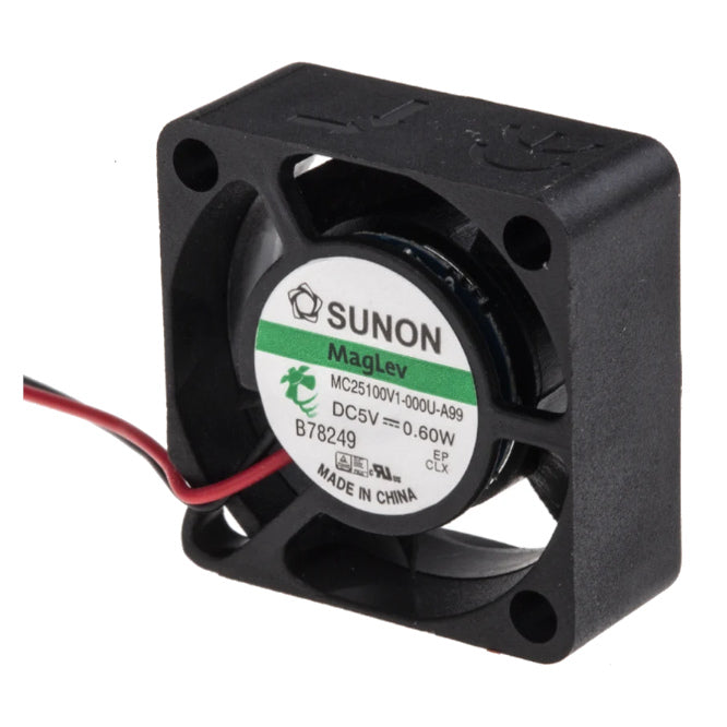 5 Vdc Axial Fan 25sqx10mm Vapo 3.8 Cfm Lead Mf25100 V1 1000 U A99