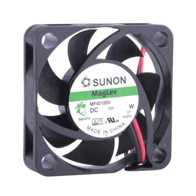 12 Vdc Axial Cooling Fan 40sqx10mm Vapo 8 Cfm Lead Mf40101 V1 10000 A99