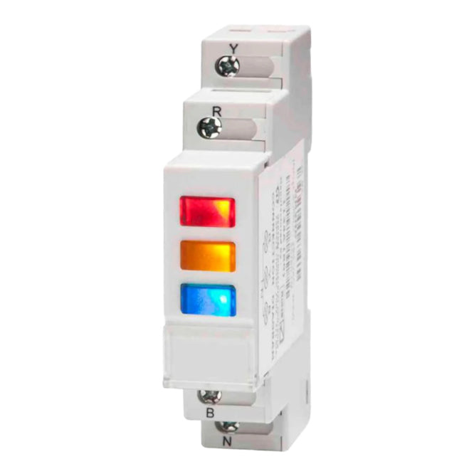 3 Ph Indicator 240 V Ac Din Mount Green Mm3 Ndcj