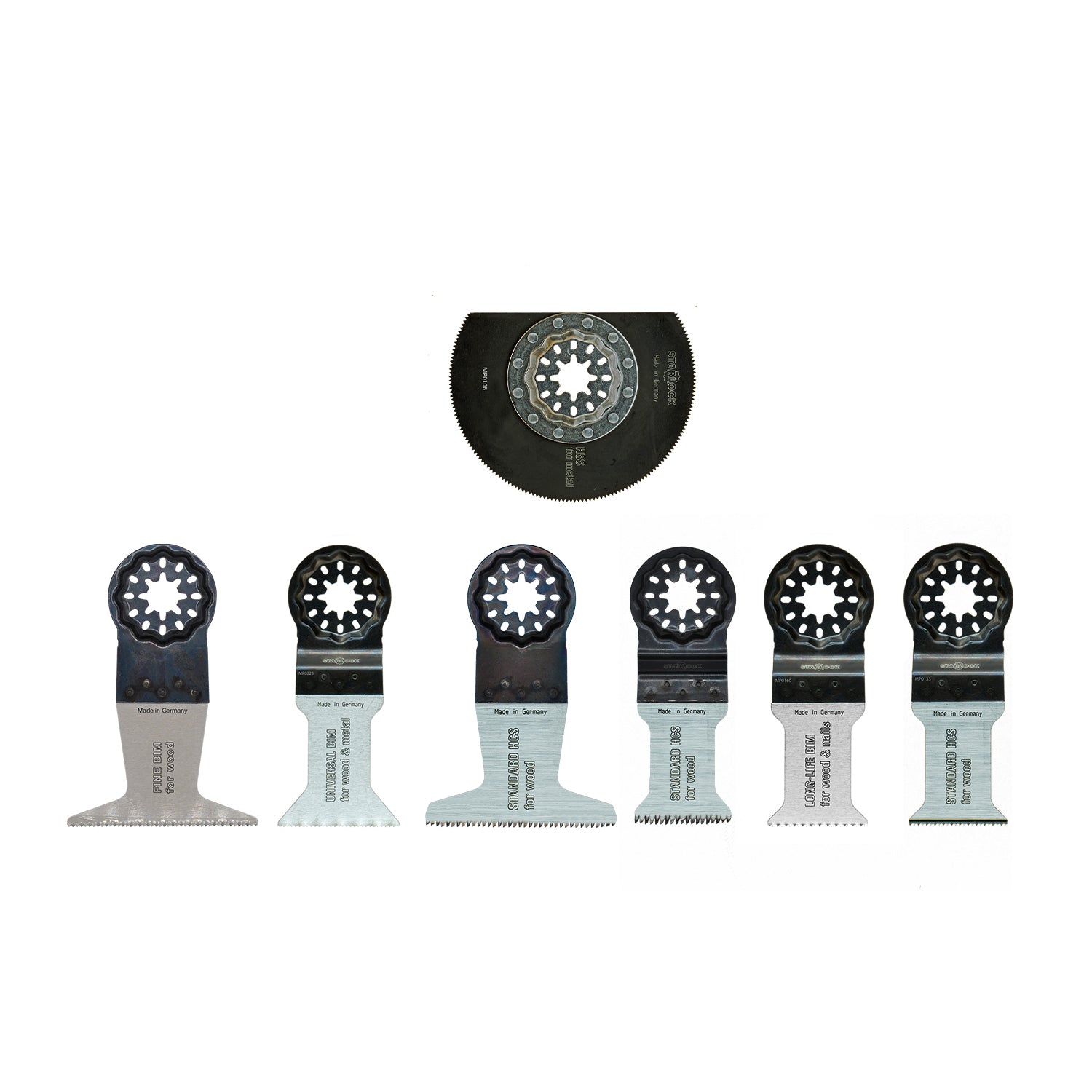 Mps Mps Oscillating Saw Blade Set Mix Wood/Metal Starlock