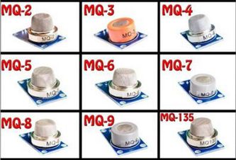 Assortment Of Gas Sensors 9 Cs/Set Mq2 Mq135