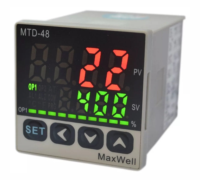 Pid Temperature Controller 48x48mm Mtd 48 561 C 1 96 N N