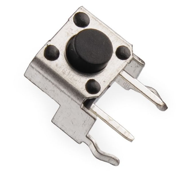 Pcb Tactile Push Button Switch R/A 6x6mm H=4.3mm Blk Kfc A06 W4 4.3