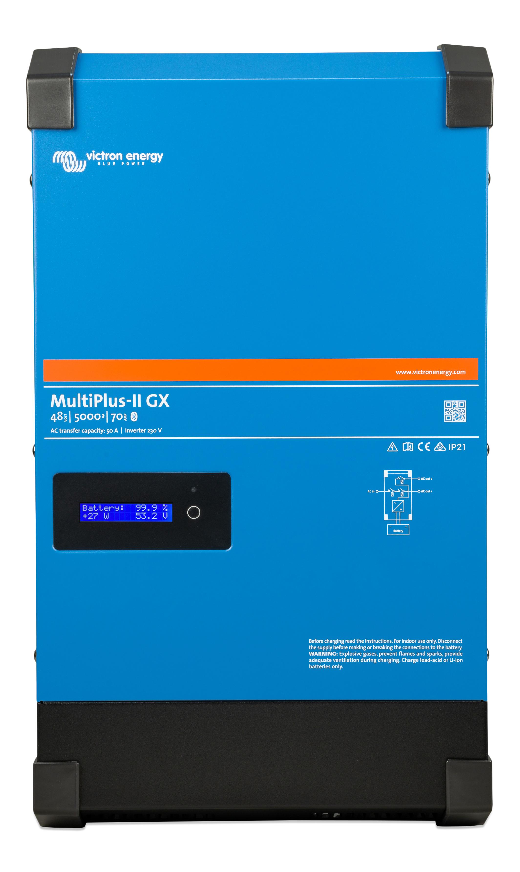 Victron MultiPlus-II 48/5000/70-50 230V GX Sine Wave Charger Inverter - Livestainable.co.za