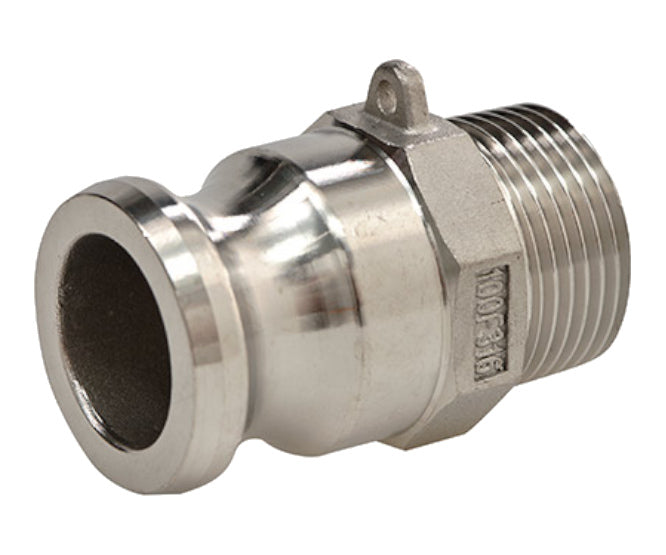 1/2' Camlock Male Coupler With Male Thread F050 316