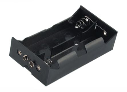 4x D Size Battery Holder Needs Clip == N6141 Bk