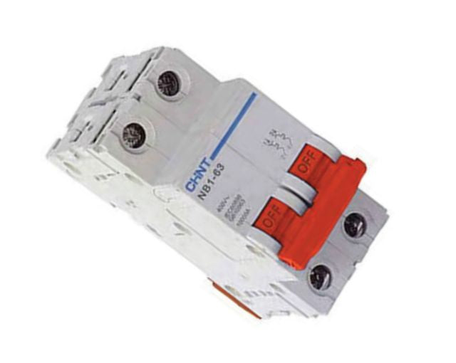 Mini Din Rail Mount Circuit Breaker 63 A 2 P 6 Ka D Curve Nb1 63 D 263