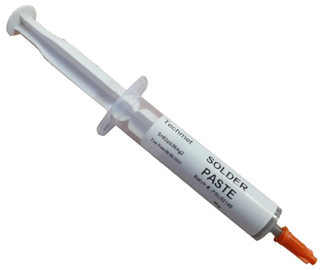Solder Paste 35gm Tube Including Needle Sn62 Pb36 Ag2