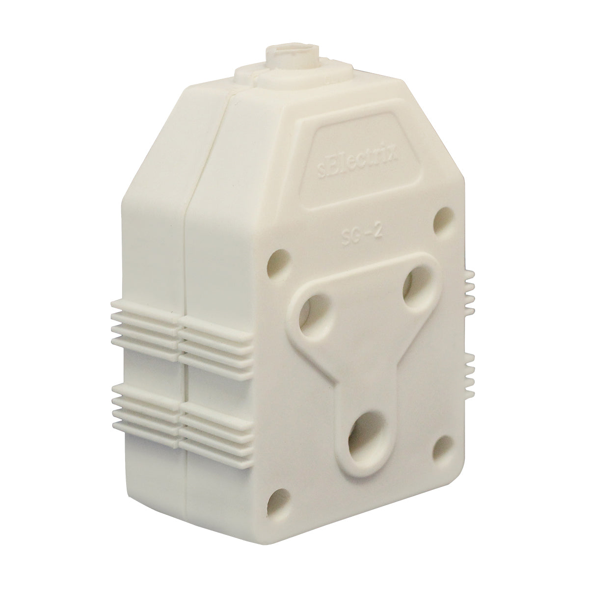 Nexus Janus Coupler Dbl Pvc 16 A White
