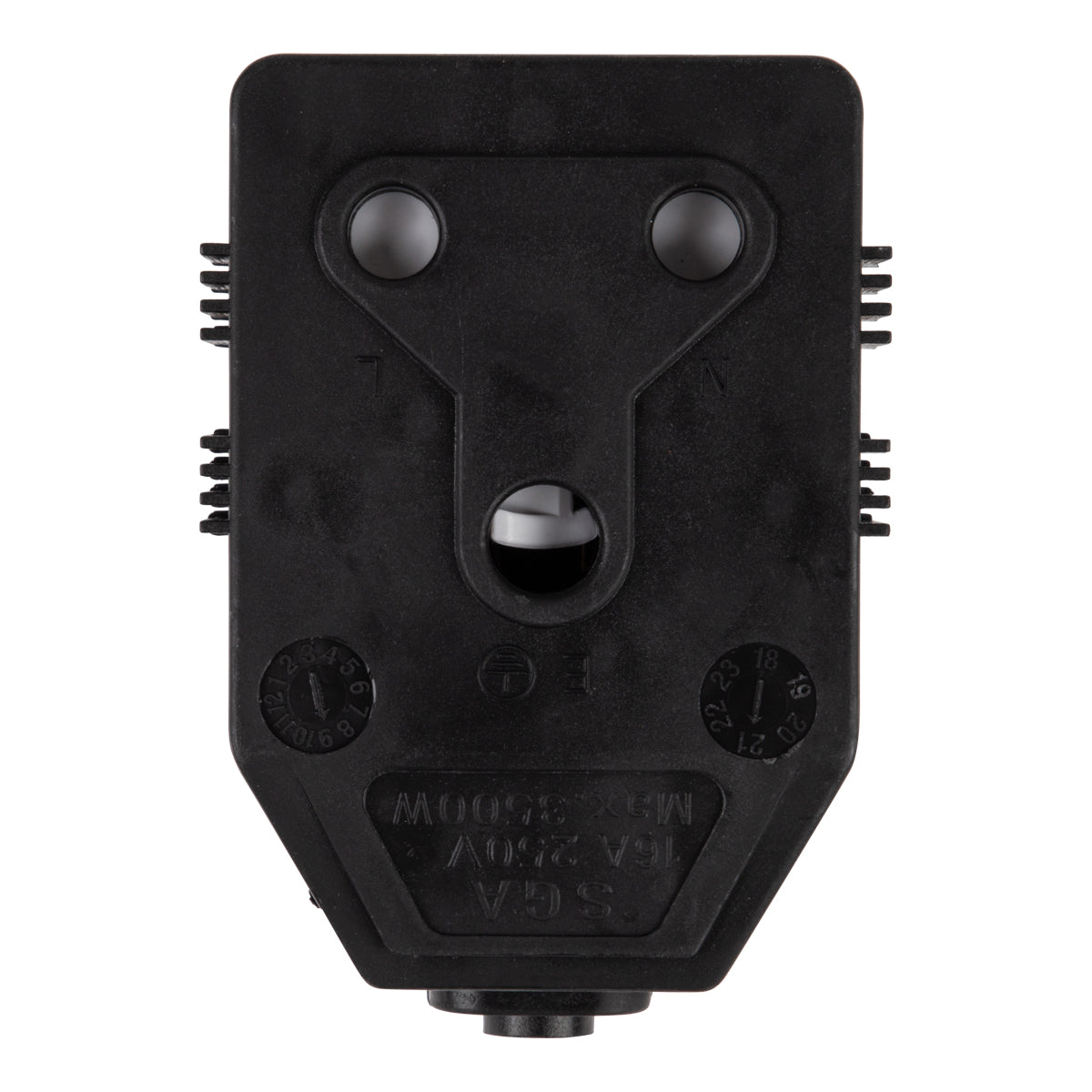 Nexus Janus Coupler Dbl Pvc 16 A Blk Pp