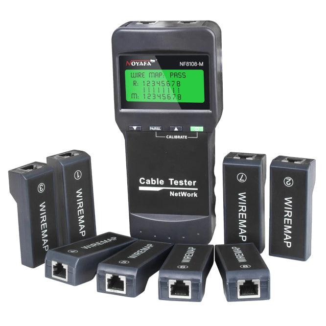 Network Cable Tester Rj45/Cat5/Cat6/5 E/ 6 E Nf8108 M
