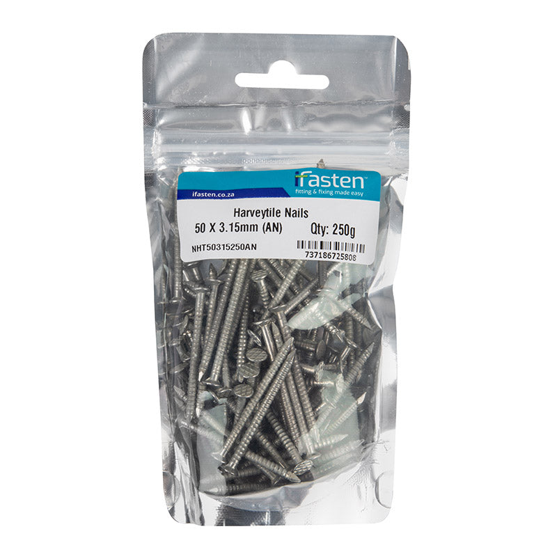 Ifasten Nail Harvey Tile 50 Mmx3.15 Mm 250 G Pp